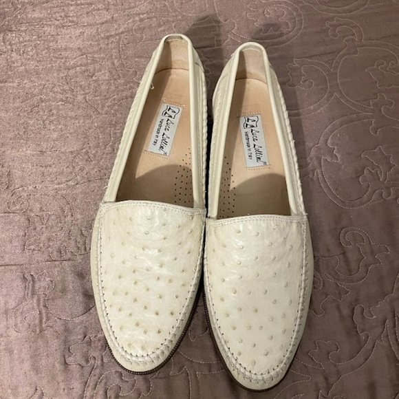 Luca Lollini Men's Ostrich Shoes Handmade in Italy Shoes - Picture 2 of 11